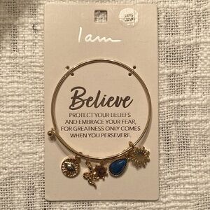 Believe evil eye bracelet
